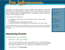 Tablet Screenshot of freeagaininc.org